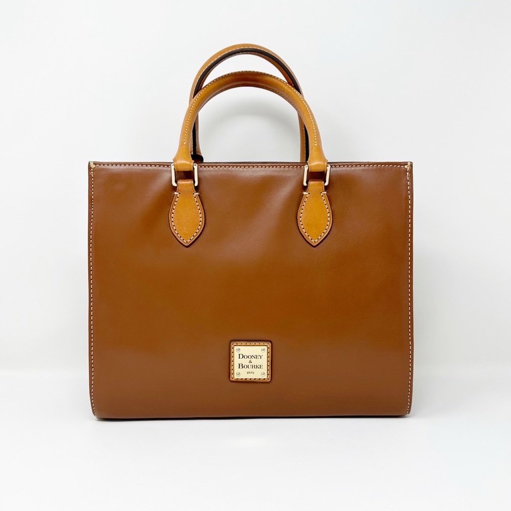 Dooney&Bourke Janine Smooth Leather Brown Top handle Satchel